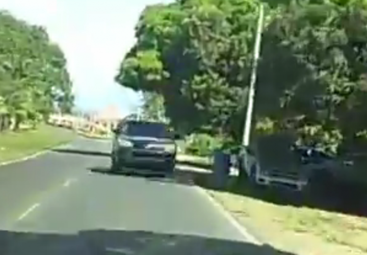 ¡Impactante! Difunden video de un choque frontal entre dos vehículos en Chiriquí