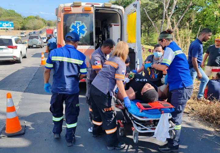 Los heridos fueron evacuados hacia el centro de salud de Capira y el Hospital Nicolás A. Solano, en La Chorrera.