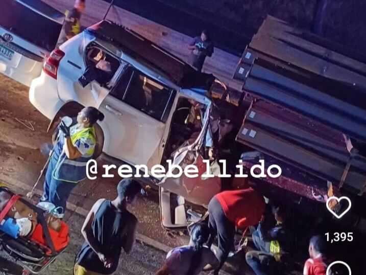 Escena del accidente de tránsito.  (Foto: René Hernández)